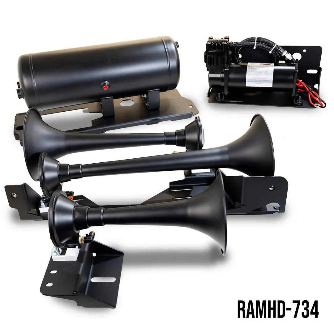 Direct Fit Train Horn And Onboard Air Systems For 2014-2025 Ram Hd 2500/3500 2