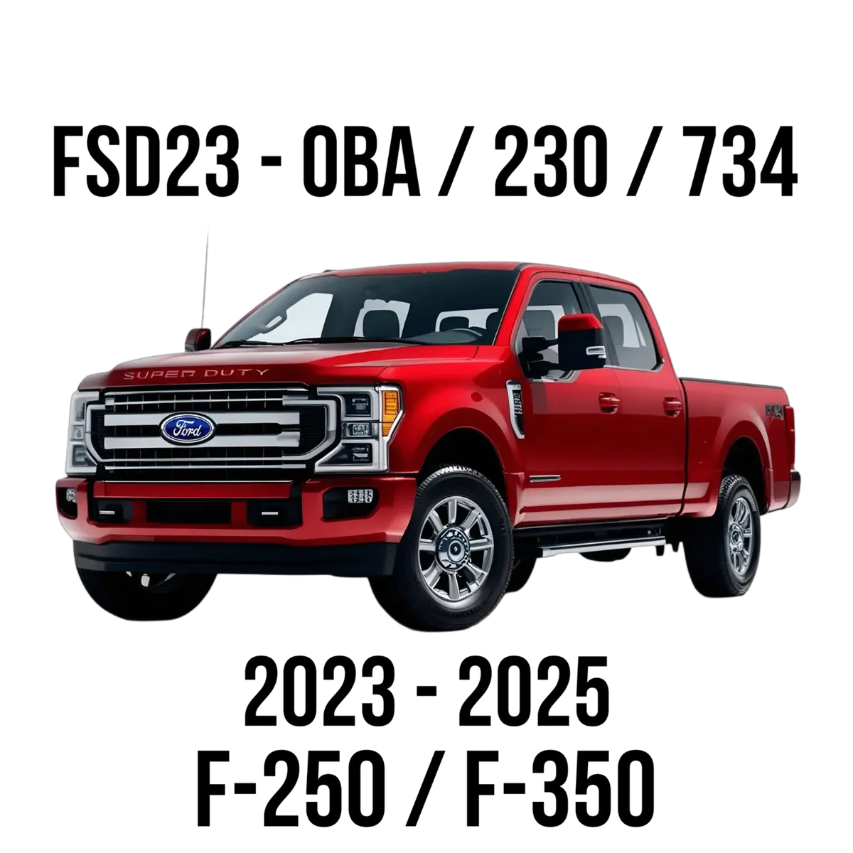 Direct Fit Train Horn And Onboard Air Systems For 2023-2025 Ford Super Duty F-250 / F-350 / F-450 2