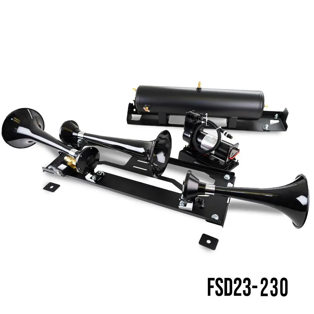 Direct Fit Train Horn And Onboard Air Systems For 2023-2025 Ford Super Duty F-250 / F-350 / F-450 1