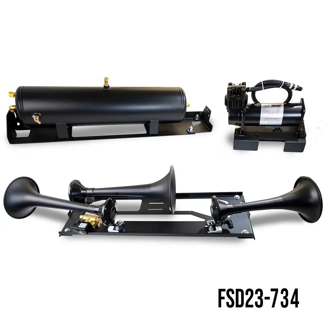 Direct Fit Train Horn And Onboard Air Systems For 2023-2025 Ford Super Duty F-250 / F-350 / F-450 3