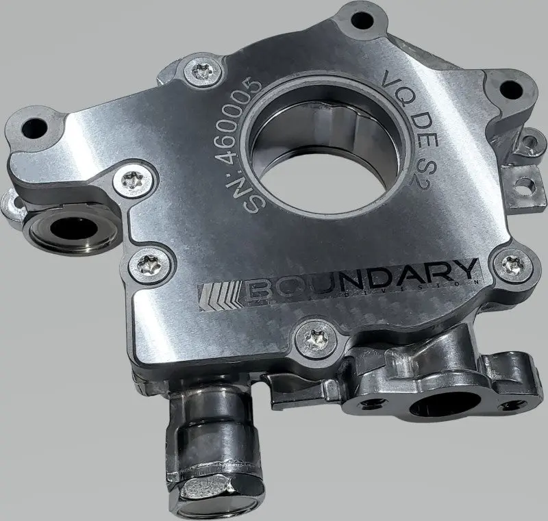 Boundary Billet Oil Pump Assembly – Nissan Vq3.5L De Engine With Reinforced Back Plate 1