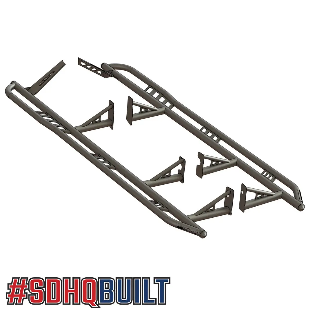 2015-2023 Ford F150 Super Crew Sdhq Built Weld-On Rock Sliders 1
