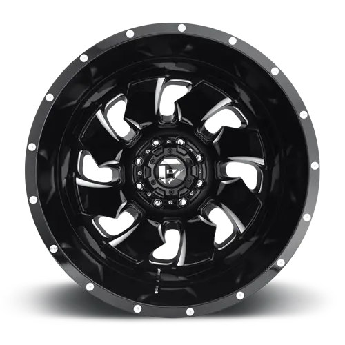 Fuel Wheels | Cleaver Dually | Gloss Black Milled 3