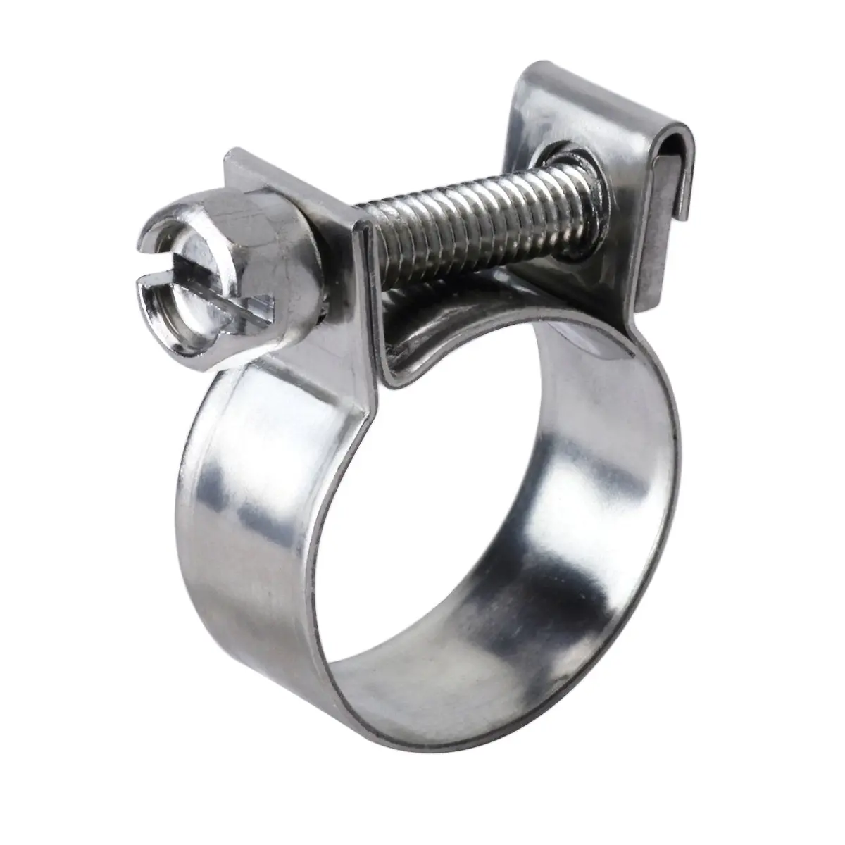 Hps Size # 10 Stainless Steel Fuel Injection Hose Clamp, Range: 5/16" - 25/64" (8Mm - 10Mm) 1