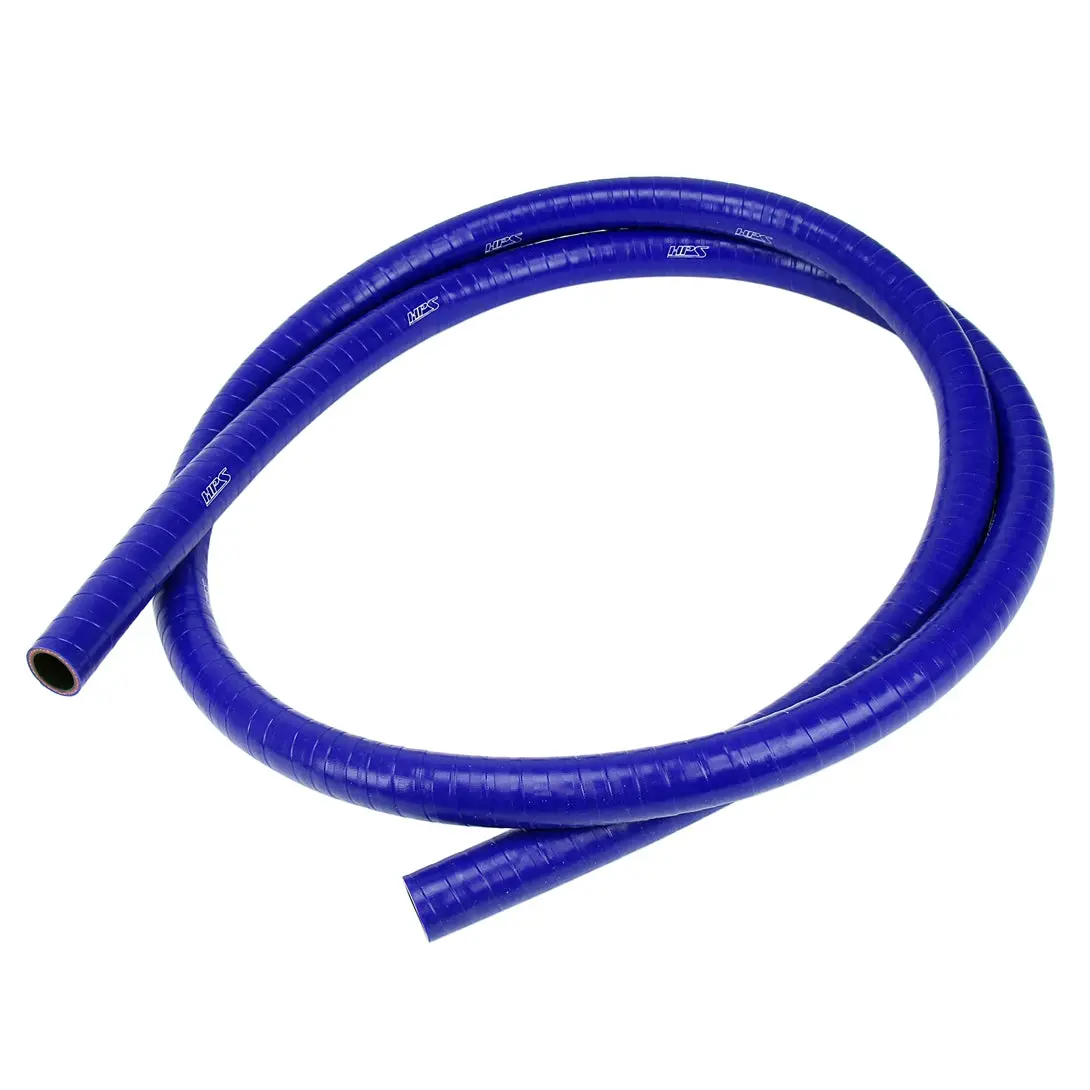 Hps 1" (25Mm), Fkm Lined Oil Resistant High Temperature Reinforced Silicone Hose, Sold Per Feet, Blue 1