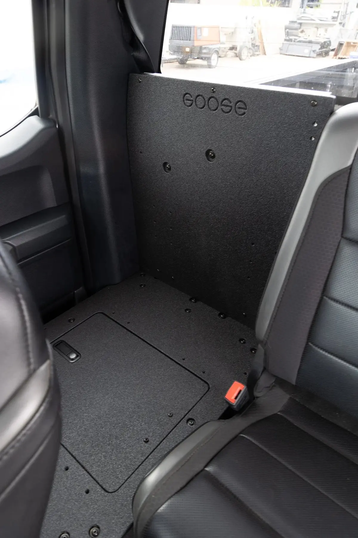 Ford F150 2015-Present 13Th & 14Th Gen. Supercab - Second Row Seat Delete Plate System 1