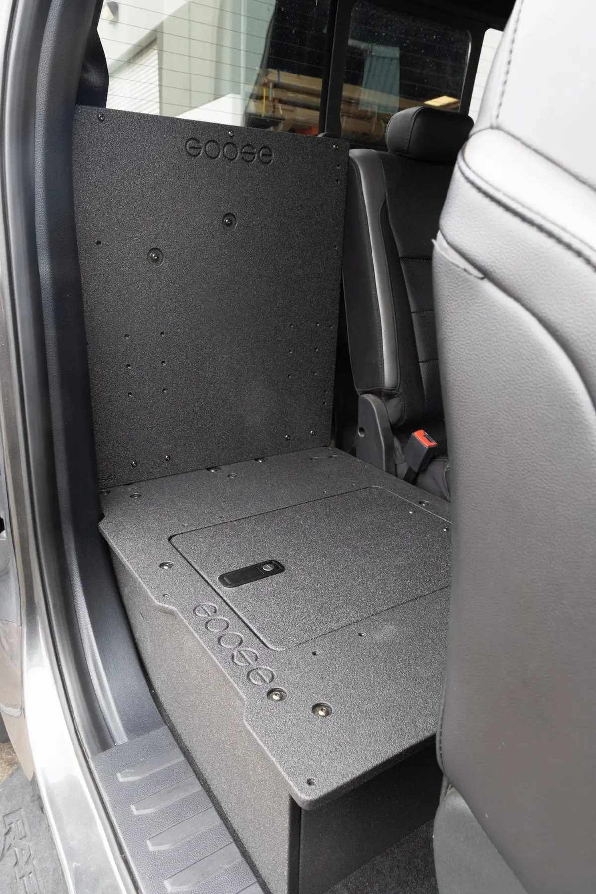 Ford Super Duty F250-F550 2017-Present 4Th & 5Th Gen. Super Cab - Second Row Seat Delete Plate System 1