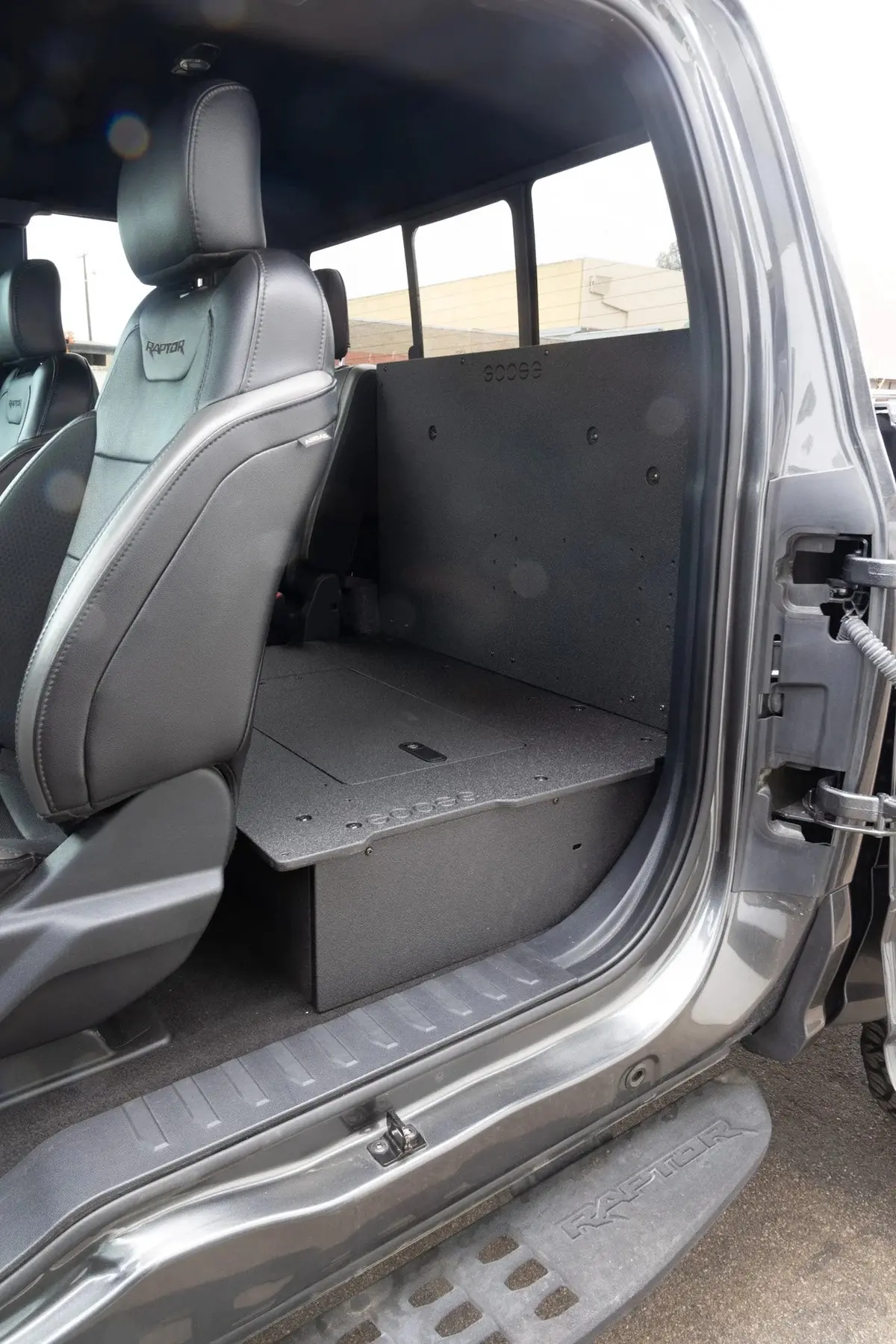 Ford Super Duty F250-F550 2017-Present 4Th & 5Th Gen. Super Cab - Second Row Seat Delete Plate System 2