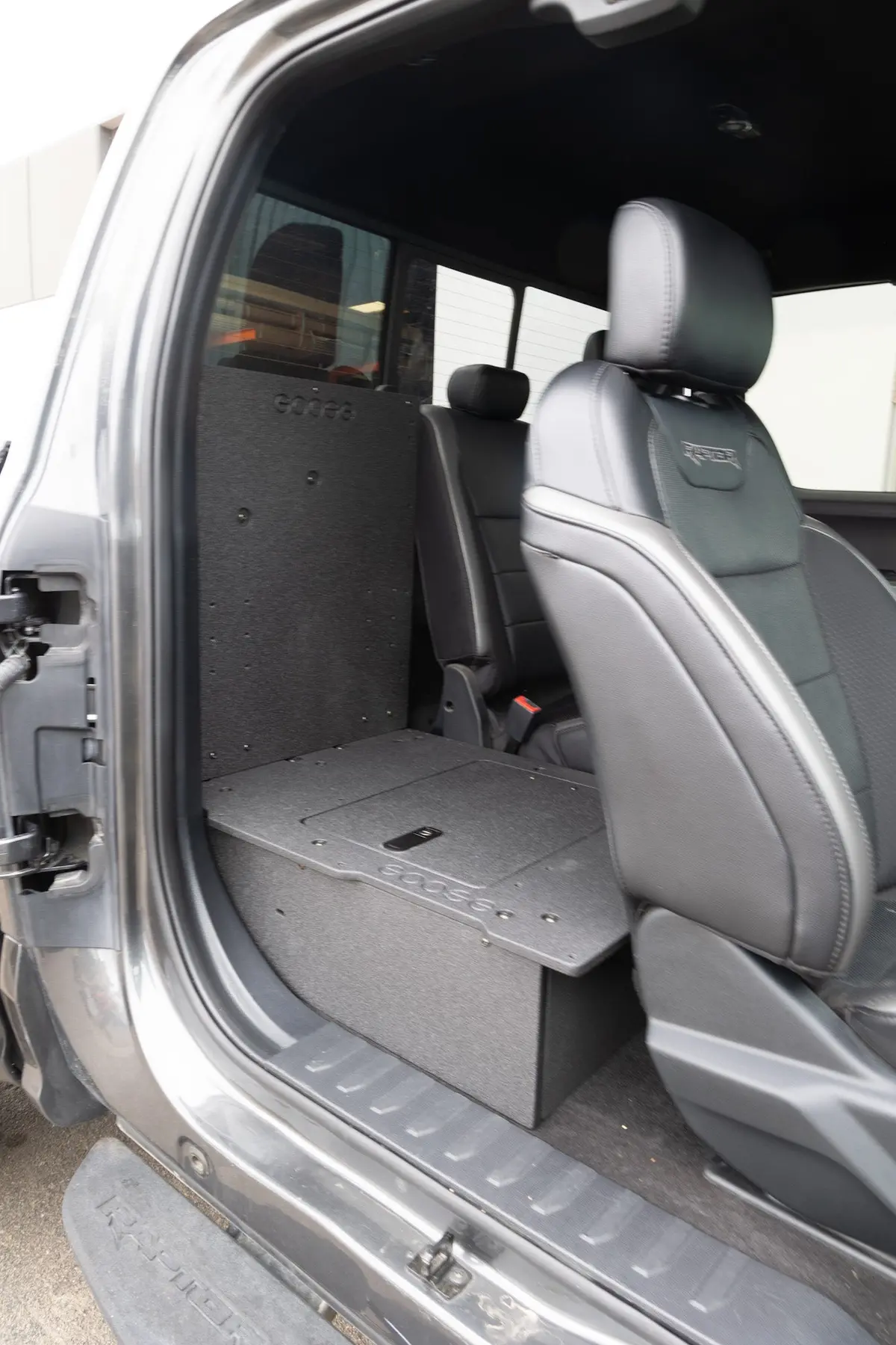 Ford Super Duty F250-F550 2017-Present 4Th Gen. Super Cab - Second Row Seat Delete Plate System 1