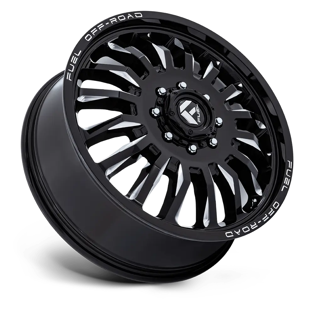 Fuel Wheels | Arc Dually | Gloss Black Milled 3