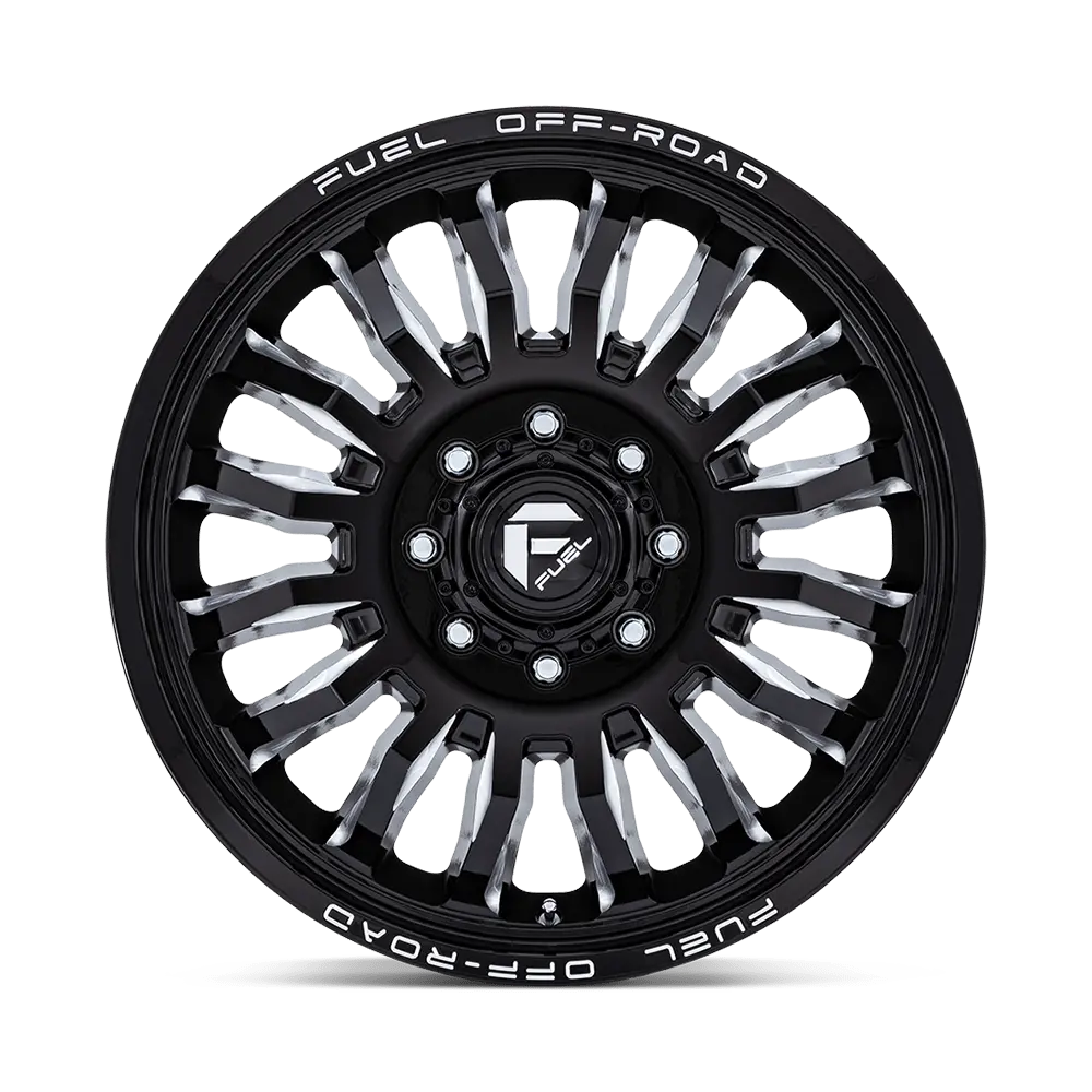 Fuel Wheels | Arc Dually | Gloss Black Milled 2