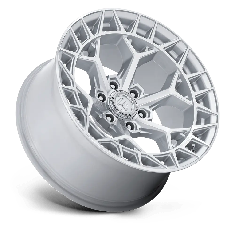 Fuel Wheels | Charger | Gloss Silver W/ Machined Face 2