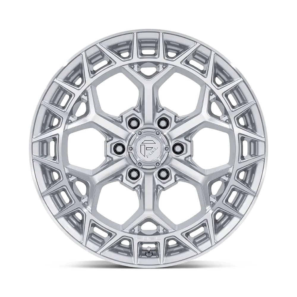 Fuel Wheels | Charger | Gloss Silver W/ Machined Face 3
