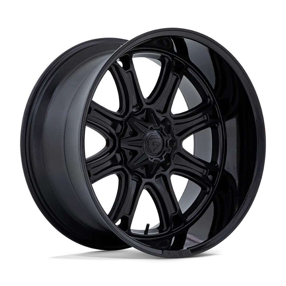 Fuel Wheels | Darkstar | Matte Black W/ Gloss Black Lip 1