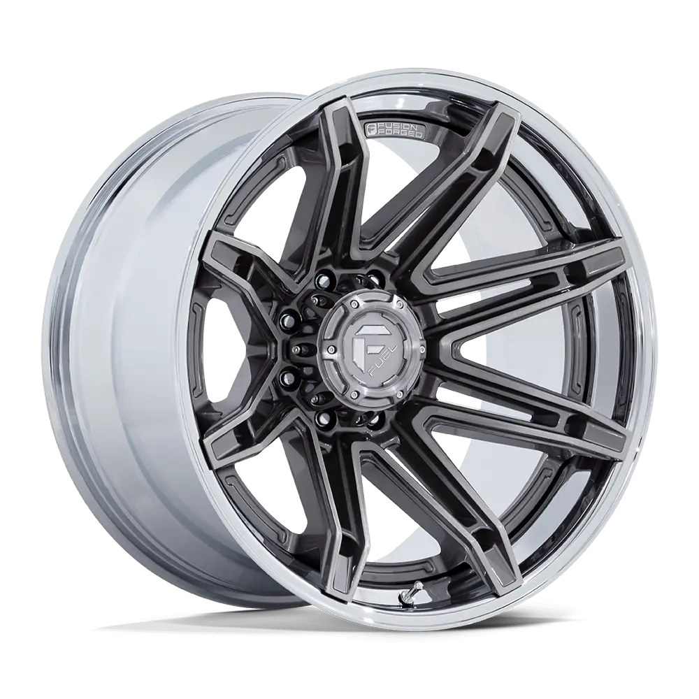 Fuel Wheels | Brawl | Platinum W/ Chrome Lip 1