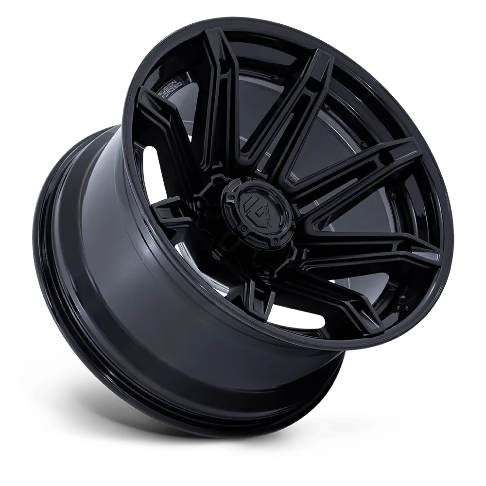 Fuel Wheels | Brawl | Matte Black W/ Gloss Black Lip 2