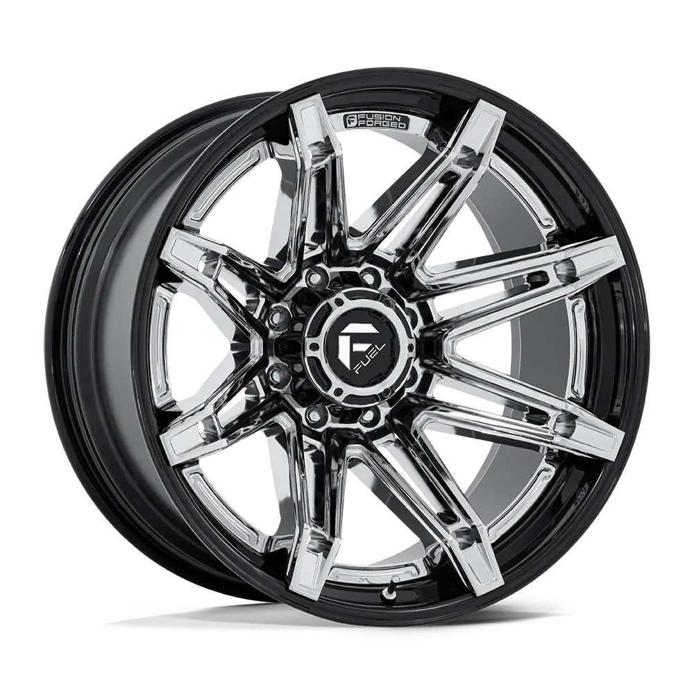 Fuel Wheels | Brawl | Chrome W/Gloss Black Lip 1