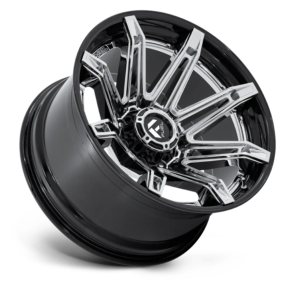 Fuel Wheels | Brawl | Chrome W/Gloss Black Lip 2