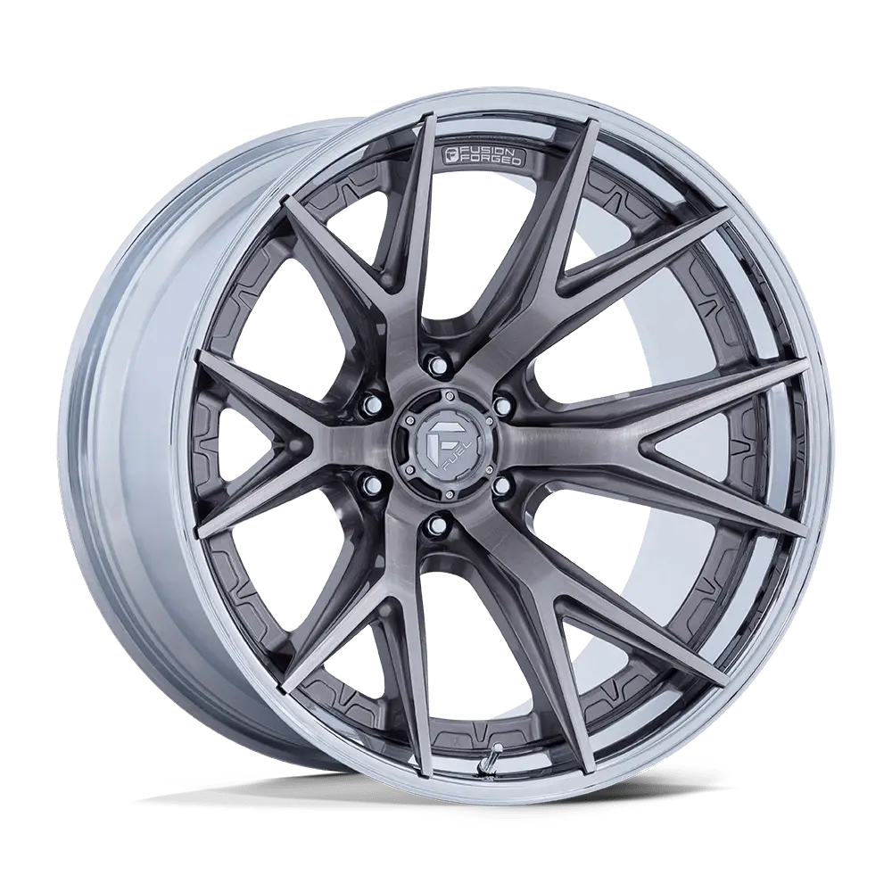 Fuel Wheels | Catalyst | Platinum W/ Chrome Lip 1