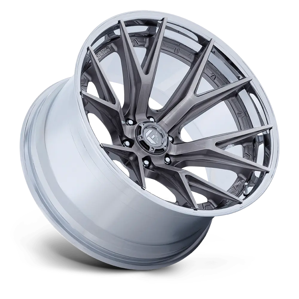 Fuel Wheels | Catalyst | Platinum W/ Chrome Lip 2