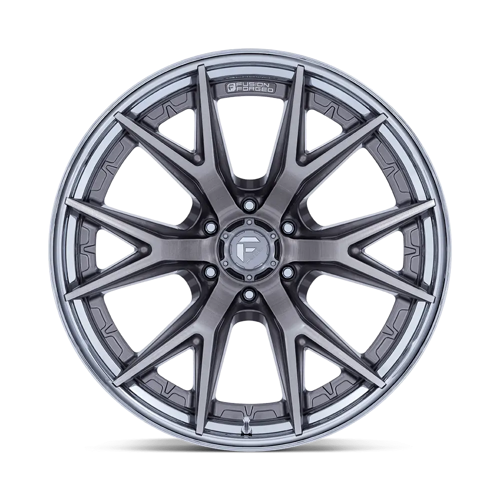 Fuel Wheels | Catalyst | Platinum W/ Chrome Lip 3