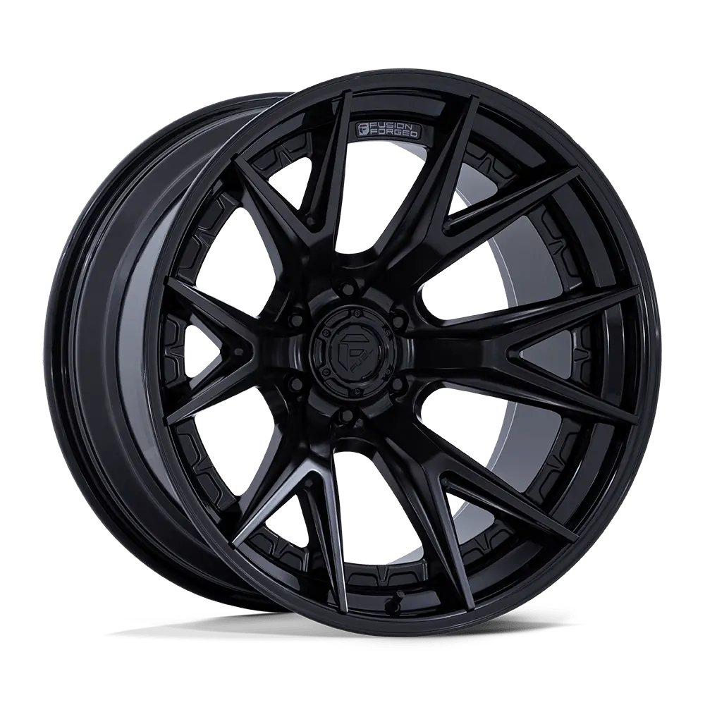 Fuel Wheels | Catalyst | Matte Black W/ Gloss Black Lip 1