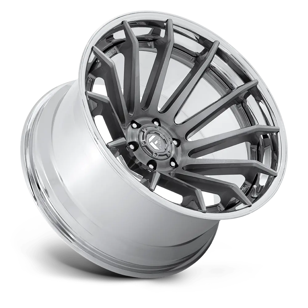 Fuel Wheels | Burn | Platinum W/ Chrome Lip 2