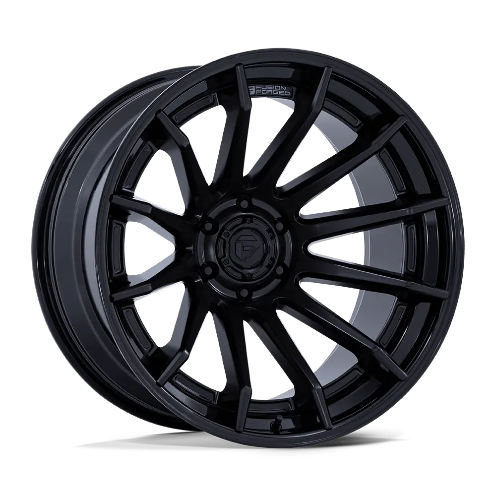 Fuel Wheels | Burn | Matte Black W/ Gloss Black Lip 1