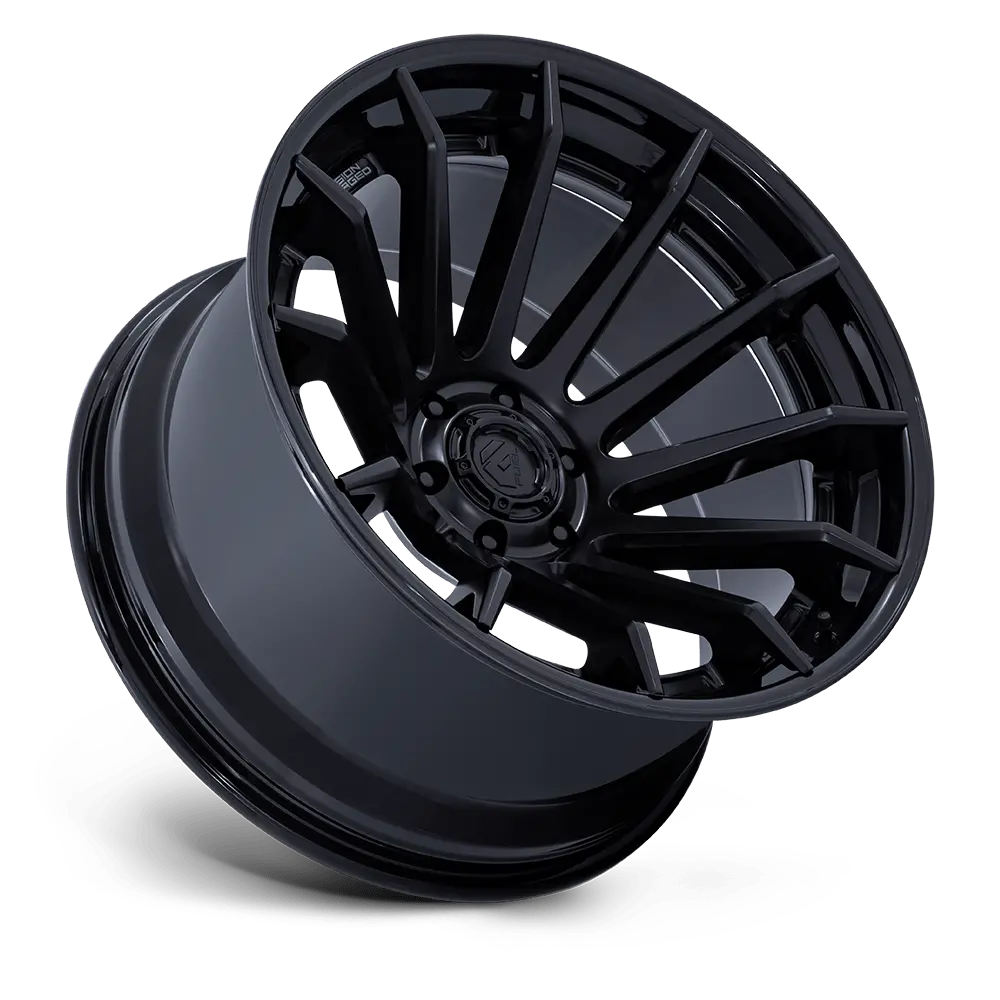 Fuel Wheels | Burn | Matte Black W/ Gloss Black Lip 2