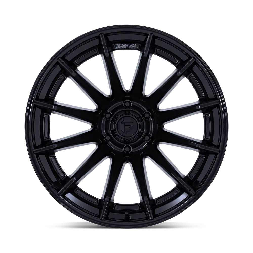 Fuel Wheels | Burn | Matte Black W/ Gloss Black Lip 3
