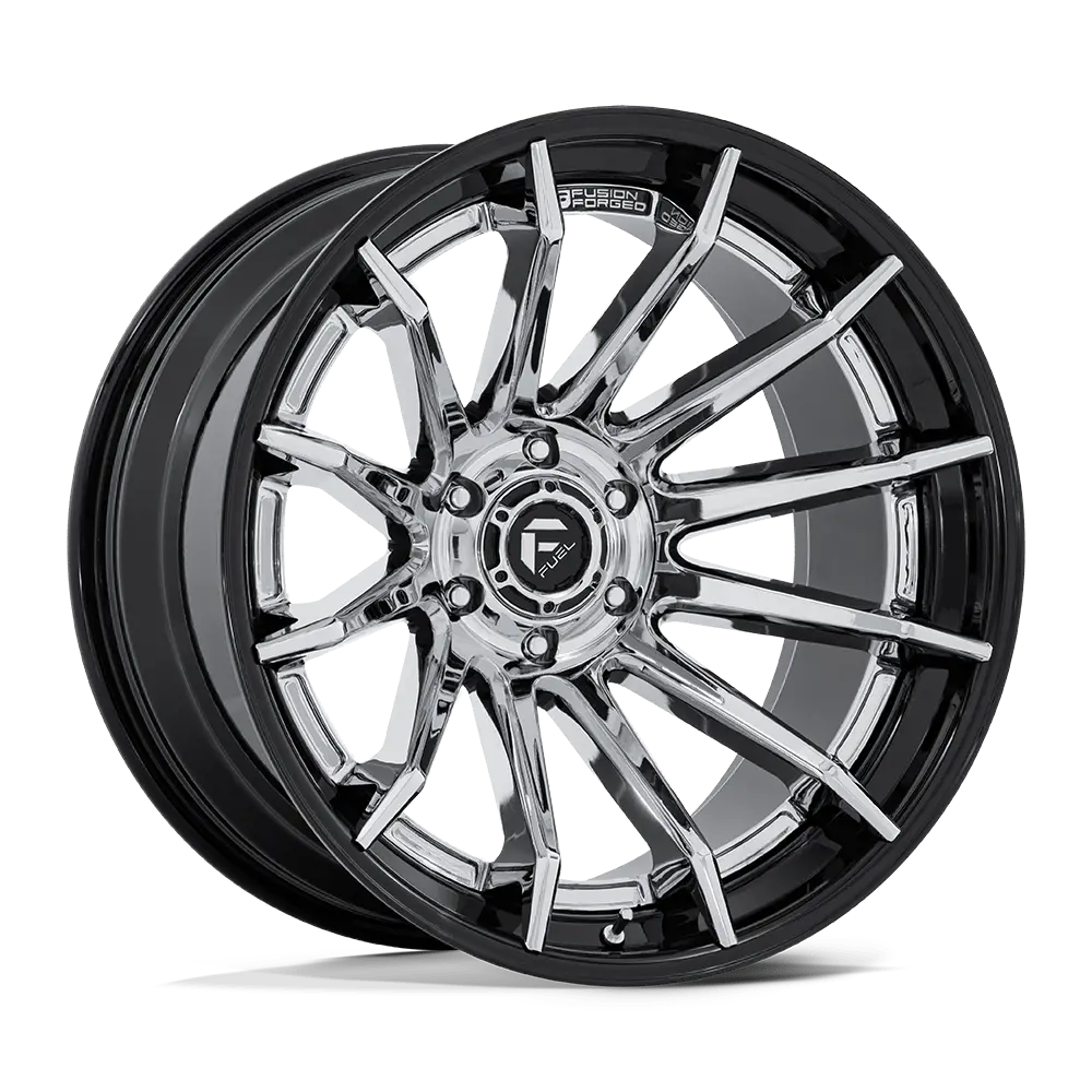 Fuel Wheels | Burn | Chrome W/ Gloss Black Lip 1