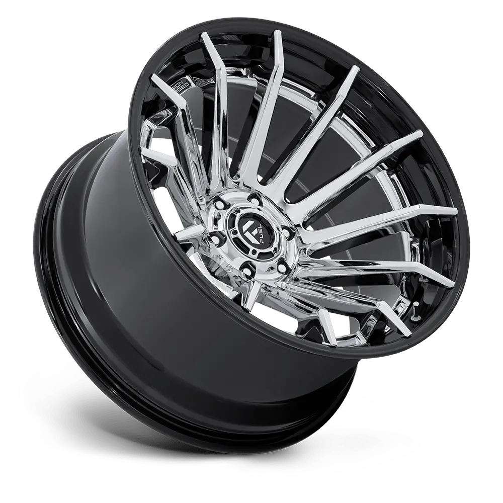 Fuel Wheels | Burn | Chrome W/ Gloss Black Lip 2