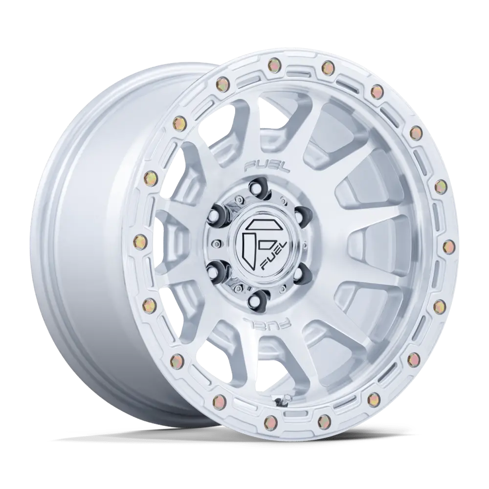 Fuel Wheels | Fortress | Gloss Silver W/ Machined Face 1