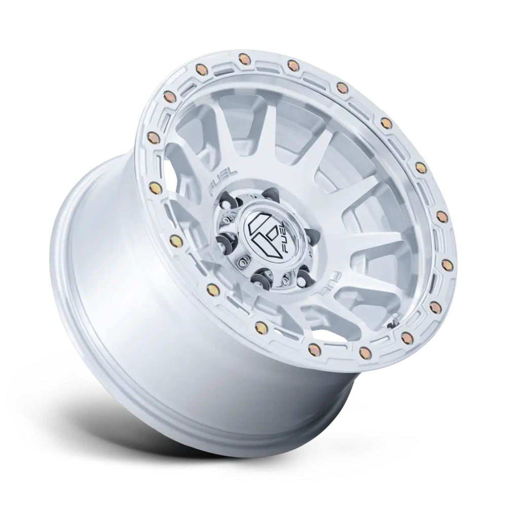 Fuel Wheels | Fortress | Gloss Silver W/ Machined Face 2