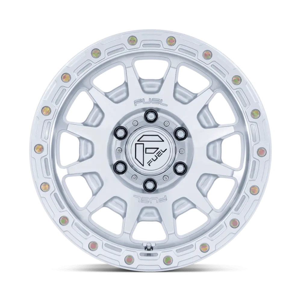 Fuel Wheels | Fortress | Gloss Silver W/ Machined Face 3