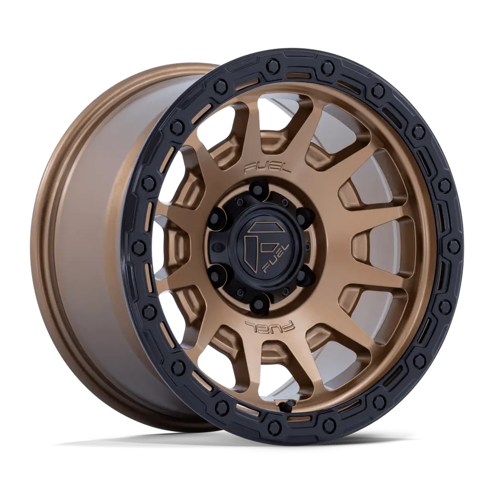 Fuel Wheels | Fortress | Matte Bronze W Gloss Black Lip 1
