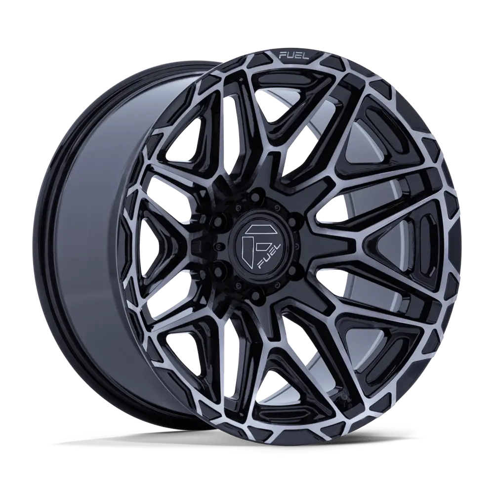 Fuel Wheels | Injector | Gloss Black Machined-Fc W/ Ddt 1