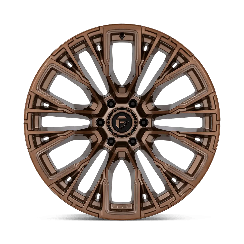 Fuel Wheels | Rebar | Platinum Bronze Milled 3