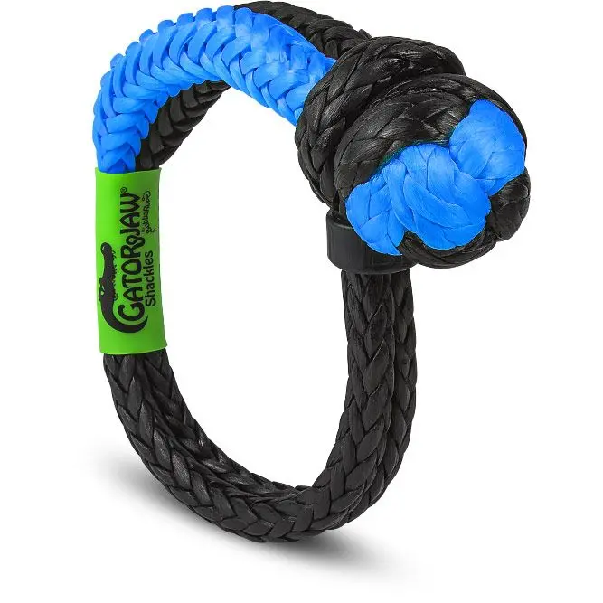 1/2" Nexgen Pro Gator-Jaw® Synthetic Soft Shackle - Blue And Black 1