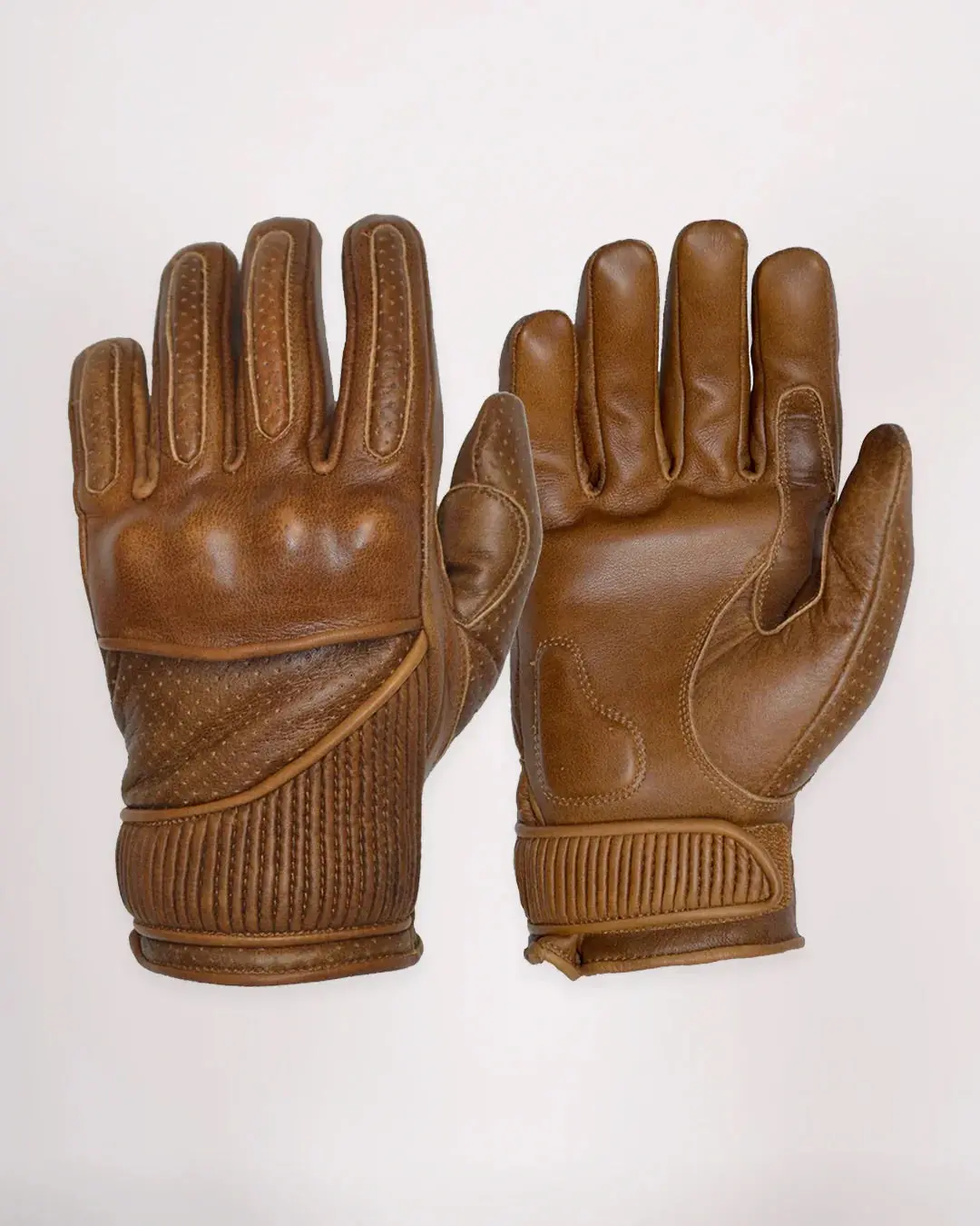 Goldtop Viceroy Gloves - Waxed Brown 1