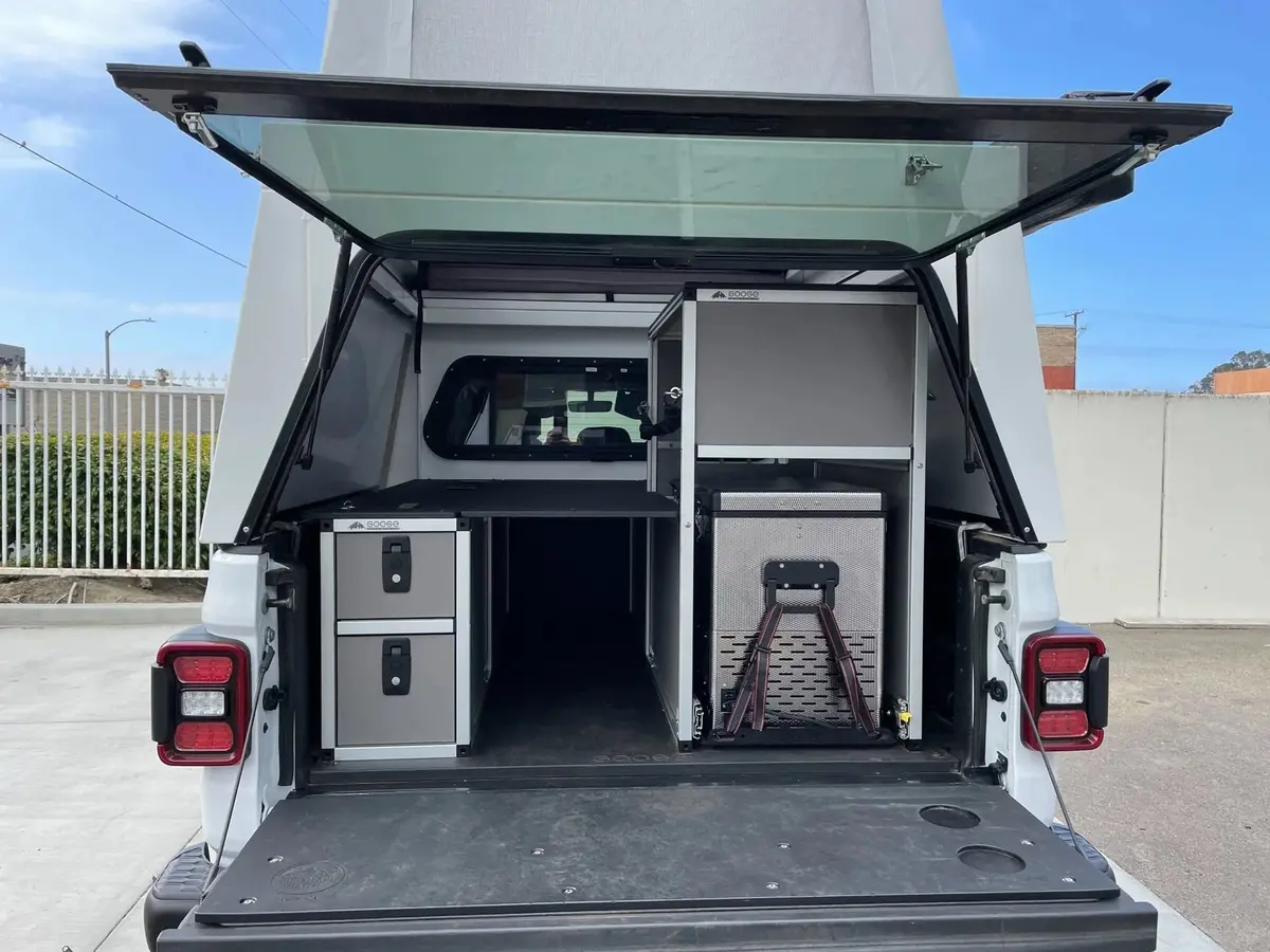 Goose Gear Camper System - Ford F150 2022-Present 14Th Gen. - Camper Bed Plate System- 5'5" Bed 1