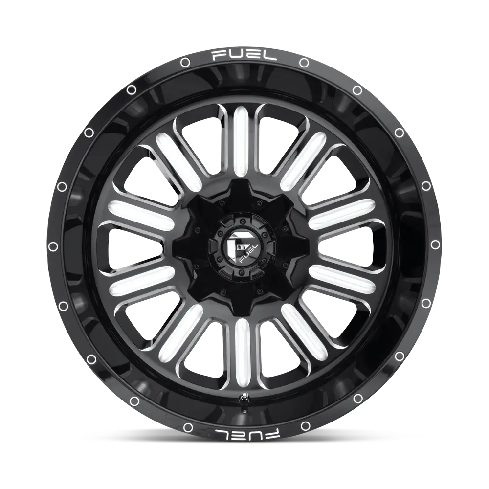 Fuel Wheels | Hardline | Gloss Black Milled 3