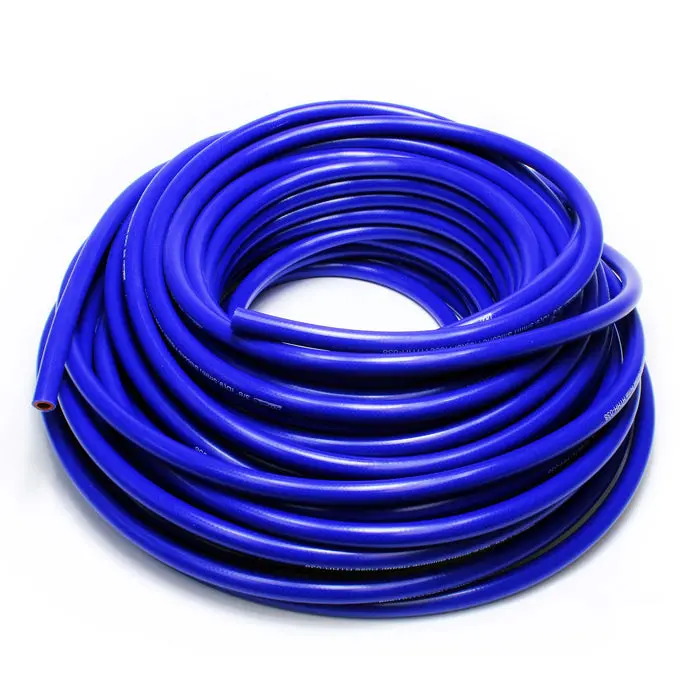 Hps 1" Id Blue High Temp Reinforced Silicone Heater Hose 50 Feet Roll, Max Working Pressure 50 Psi, Max Temperature Rating: 350F, Bend Radius: 4.5" 1