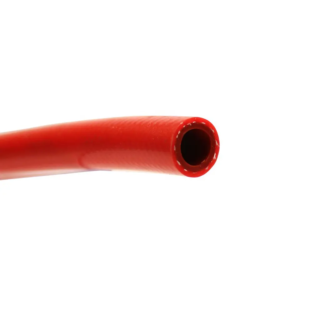 Hps 5/16" Id Red High Temp Reinforced Silicone Heater Hose, Max Working Pressure 85 Psi, Max Temperature Rating: 350F, Bend Radius: 1-1/4" 2