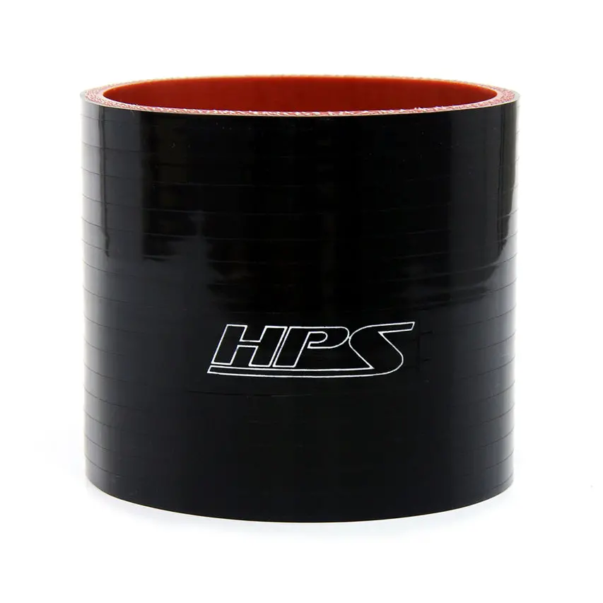 Hps 1-3/16" Id , 3" Long High Temp 4-Ply Reinforced Silicone Straight Coupler Hose Black (30Mm Id , 76Mm Length) 1