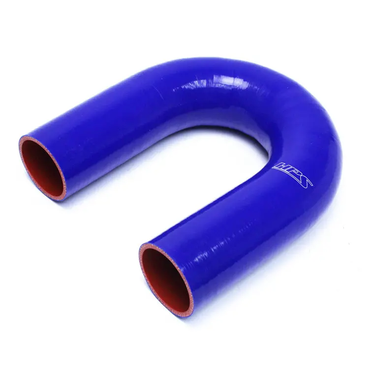 Hps 1-5/8" Id High Temp 4-Ply Reinforced Silicone 180 Degree U Bend Elbow Coupler Hose Blue (41Mm Id) 2