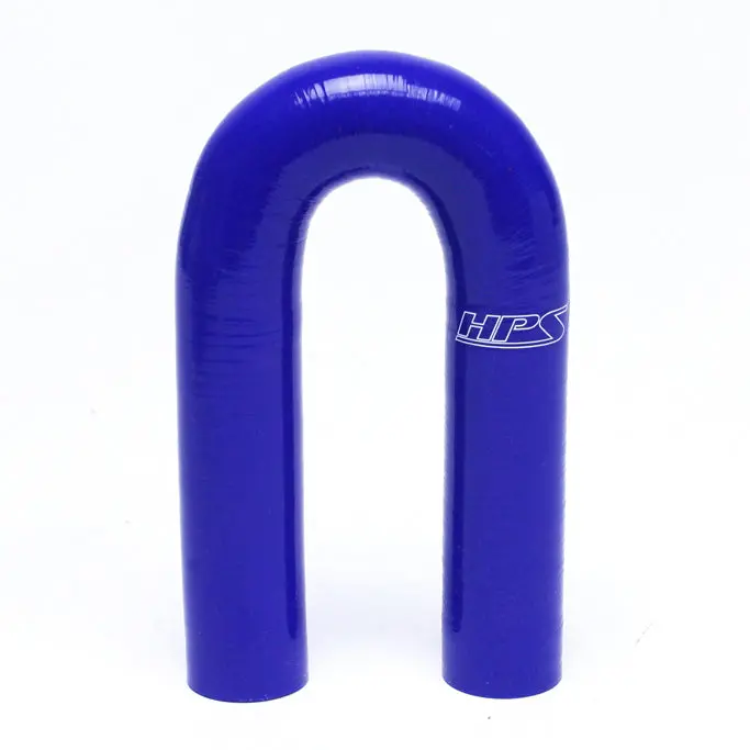Hps 1.5" Id High Temp 4-Ply Reinforced Silicone 180 Degree U Bend Elbow Coupler Hose Blue (38Mm Id) 1
