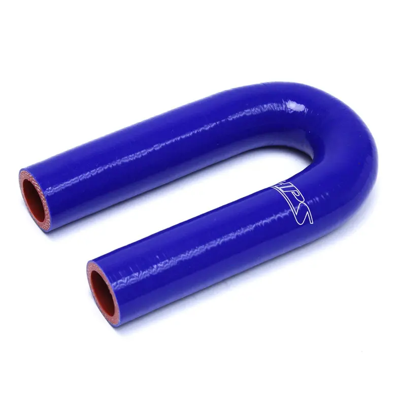 Hps 1/2" Id High Temp 4-Ply Reinforced Silicone 180 Degree U Bend Elbow Coupler Hose Blue (13Mm Id) 2