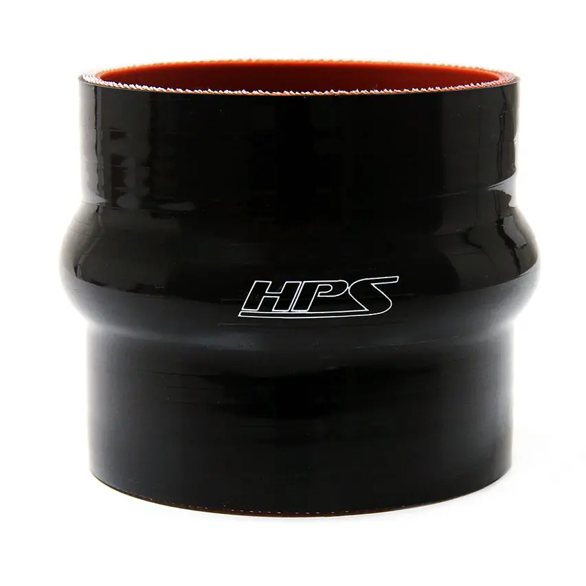 Hps 1-3/8" Id , 4" Long High Temp 4-Ply Reinforced Silicone Hump Coupler Hose Black (35Mm Id , 102Mm Length) 1