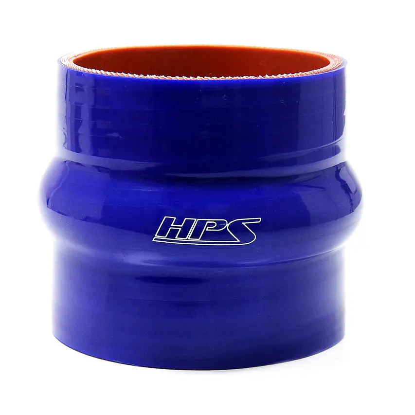 Hps 5/8" Id , 6" Long High Temp 4-Ply Reinforced Silicone Hump Coupler Hose Blue (16Mm Id , 152Mm Length) 1